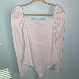 White Abercrombie Bodysuit